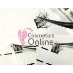 Banda dublu  adeziva neagra pentru gene false tip smoc BDA05, Set 10 perechi din silicon